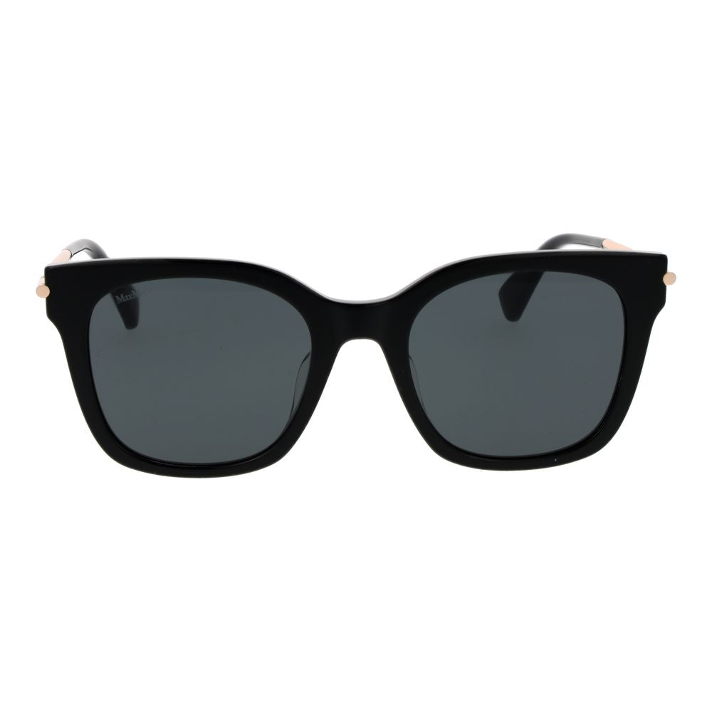 Max Mara Black Acetate Sunglasses - Timeless Luxury Elegance