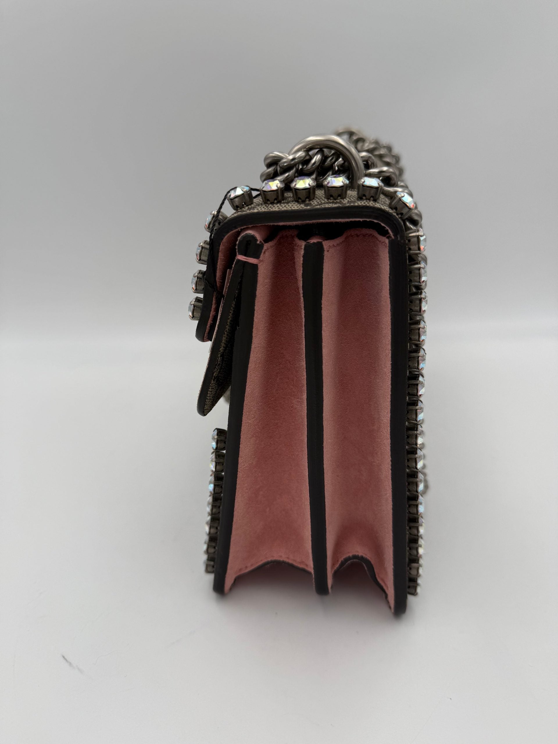 Gucci GUCCI DIONYSUS GG Supreme with Diamantes Handbag