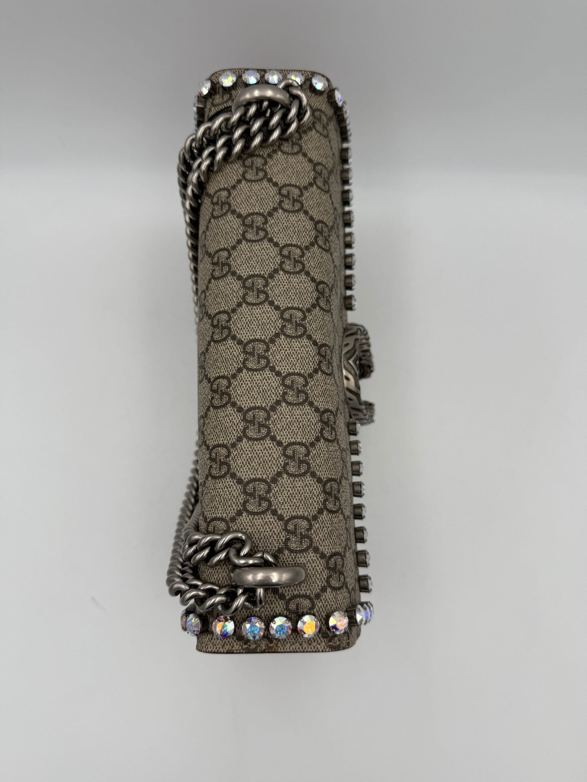 Gucci GUCCI DIONYSUS GG Supreme with Diamantes Handbag