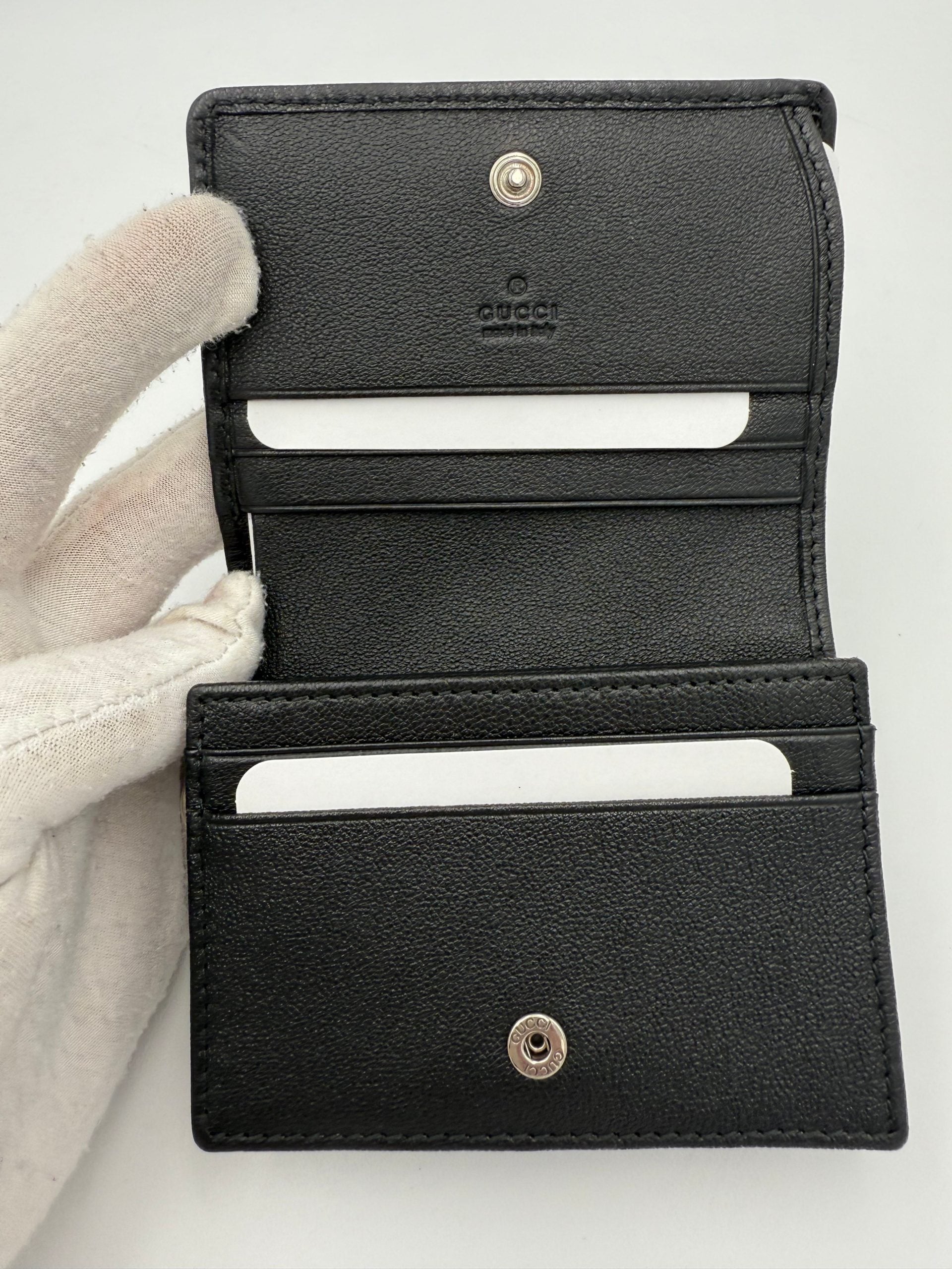 Gucci GUCCI GG BLONDIE Black Compact Wallet