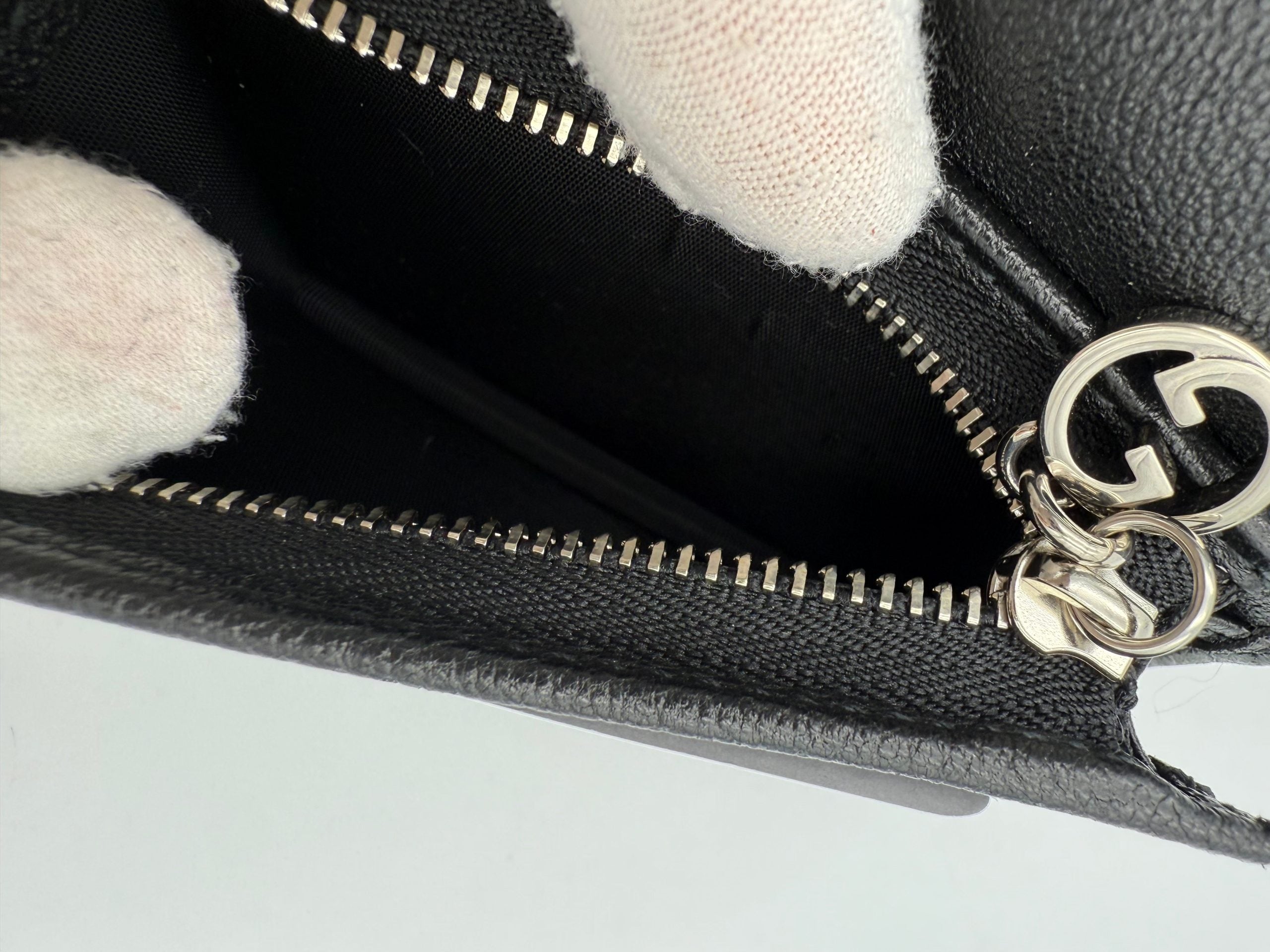 Gucci GUCCI GG BLONDIE Black Compact Wallet