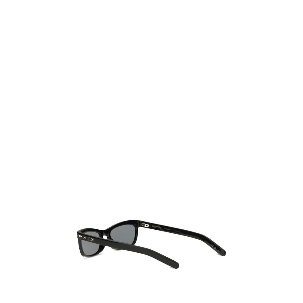 Valentino Garavani Black Acetate Sunglasses – Timeless Elegance