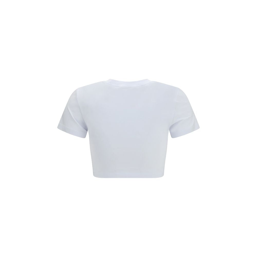 Fiorucci White Cotton T-Shirt - Luxurious Elegance Redefined