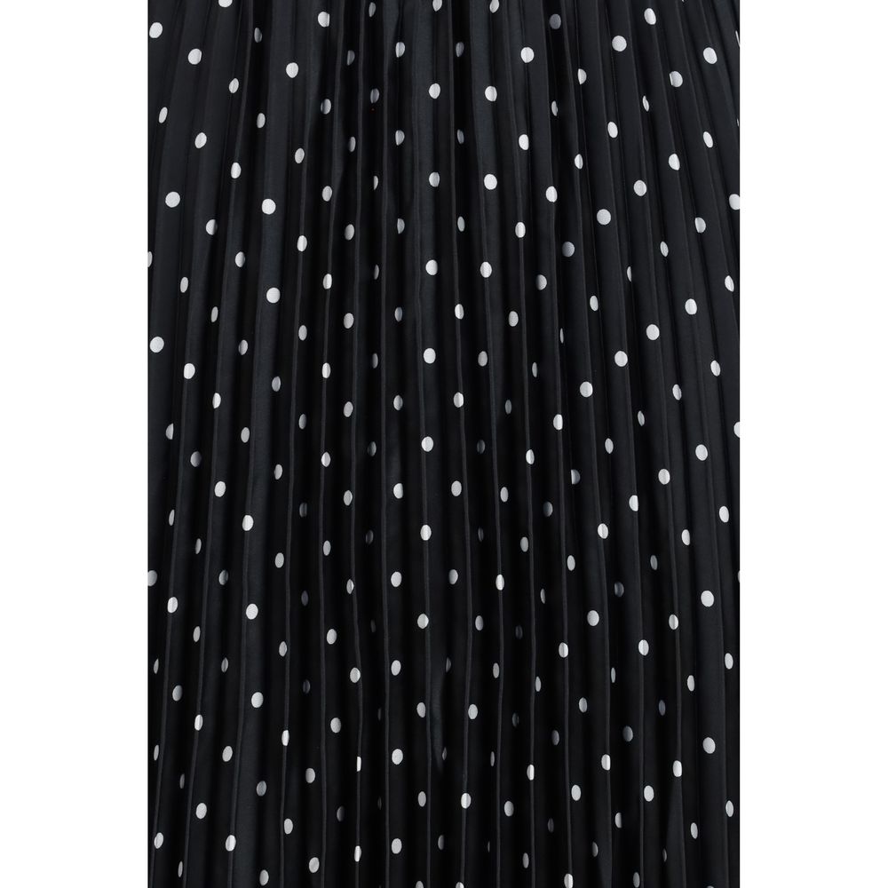Self-Portrait Black Polyester Casual Dress - Timeless Elegance