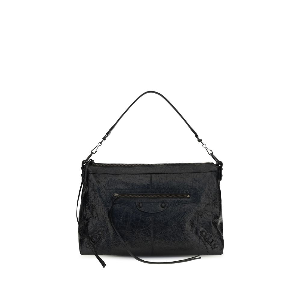Discover the Balenciaga Black Lamb Ovis Aries Aries Shoulder Bag, a masterpiece of exquisite craftsmanship and luxurious design, perfect for the discerning individual.