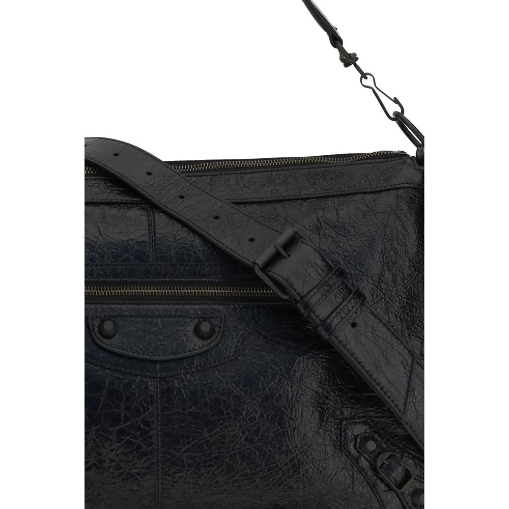 Discover the Balenciaga Black Lamb Ovis Aries Aries Shoulder Bag, a masterpiece of luxury and craftsmanship, perfect for those who embody elegance and sophistication.