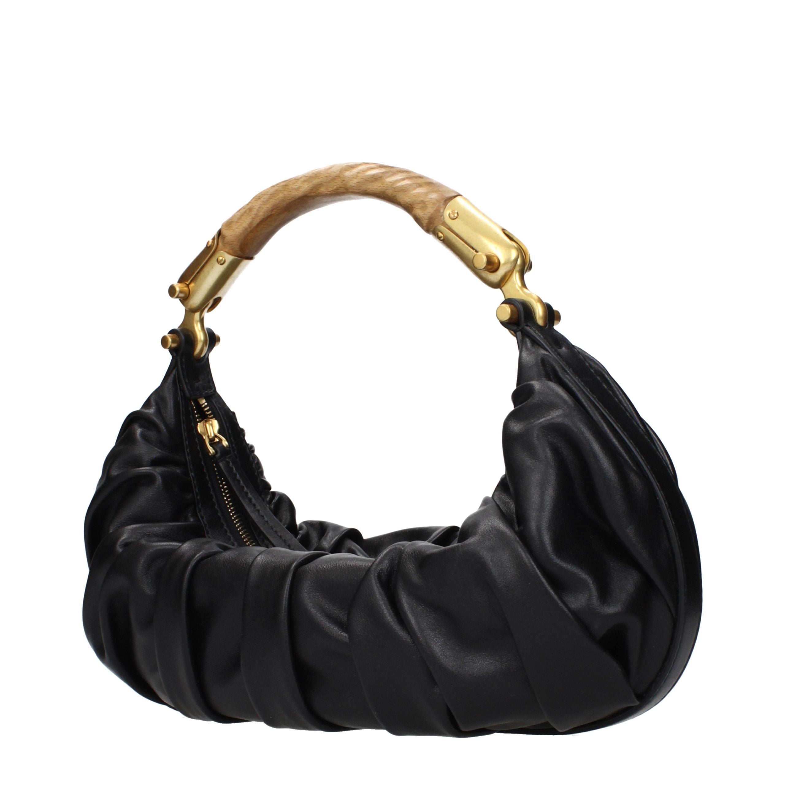 Elevate your style with the Balmain Black Leather Handbag, a timeless symbol of luxury and sophistication, crafted for those who embody elegance and confidence.