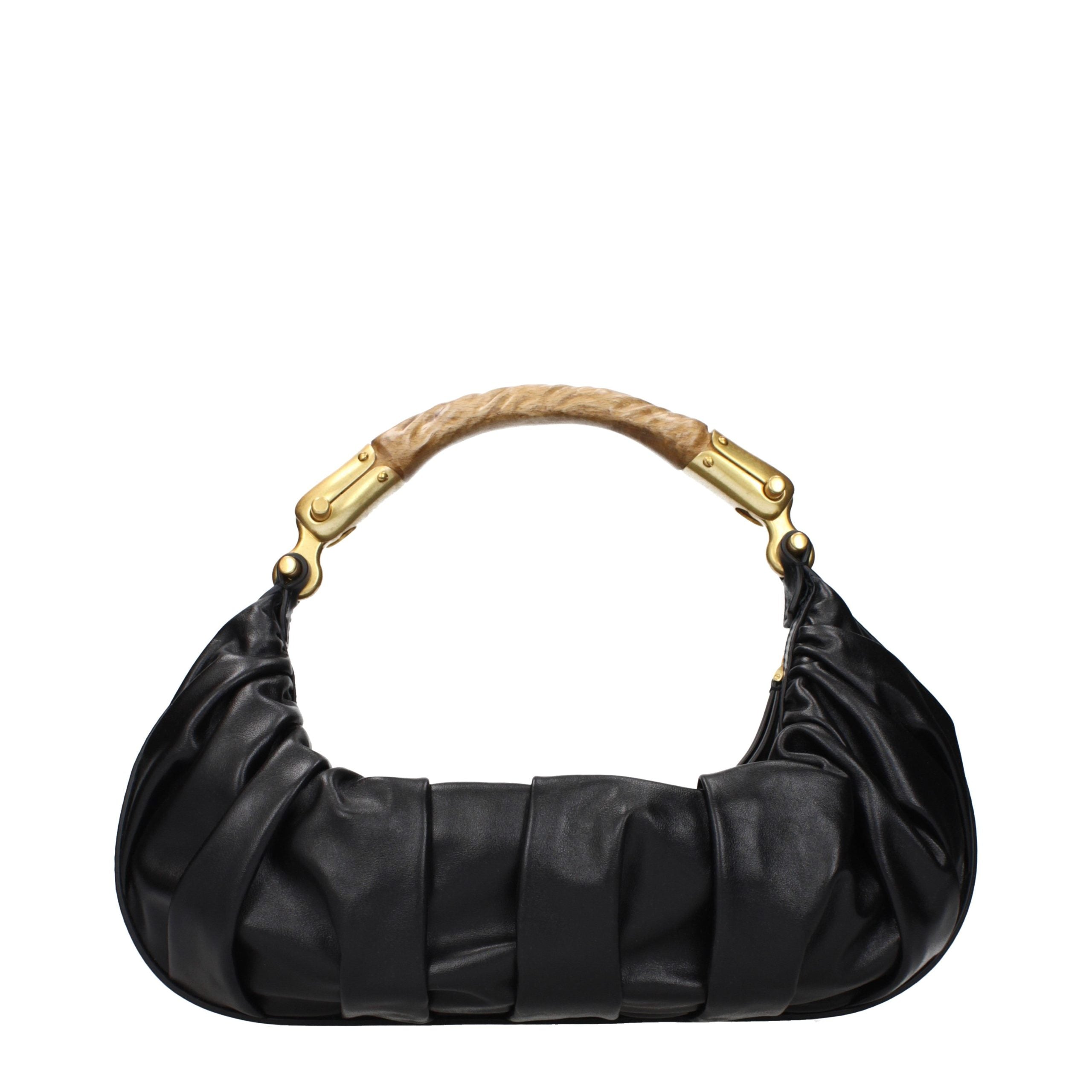 Indulge in the Balmain Black Leather Handbag, a timeless masterpiece of elegance and craftsmanship that redefines luxury for the discerning individual.