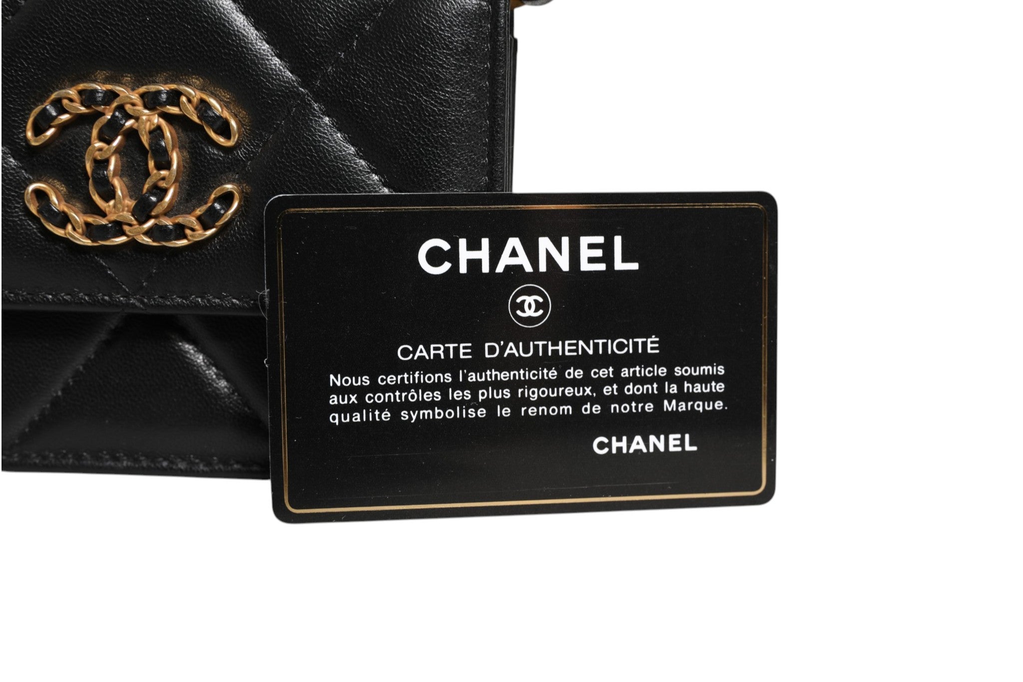 Discover the Chanel 19 Flap Coin Purse, a masterpiece of quilted leather that embodies timeless elegance and exquisite craftsmanship, perfect for any sophisticated occasion.