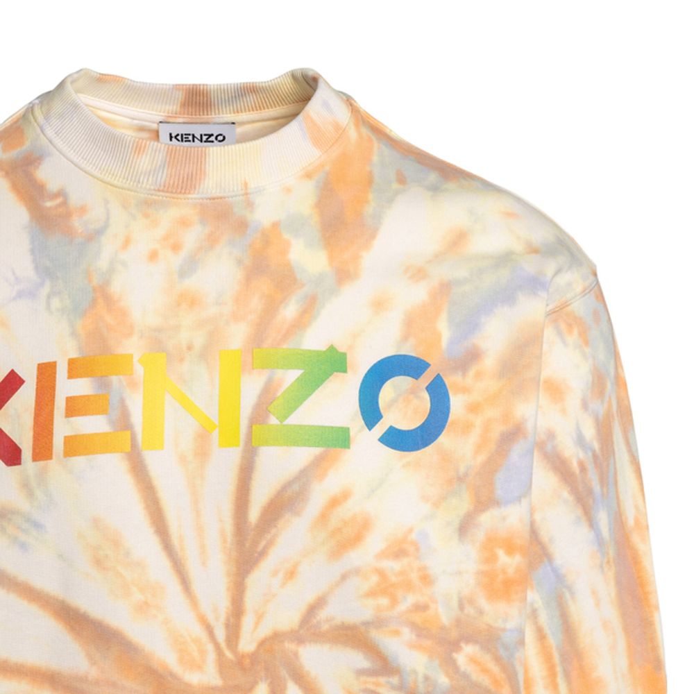 Kenzo Orange Cotton Sweatshirt