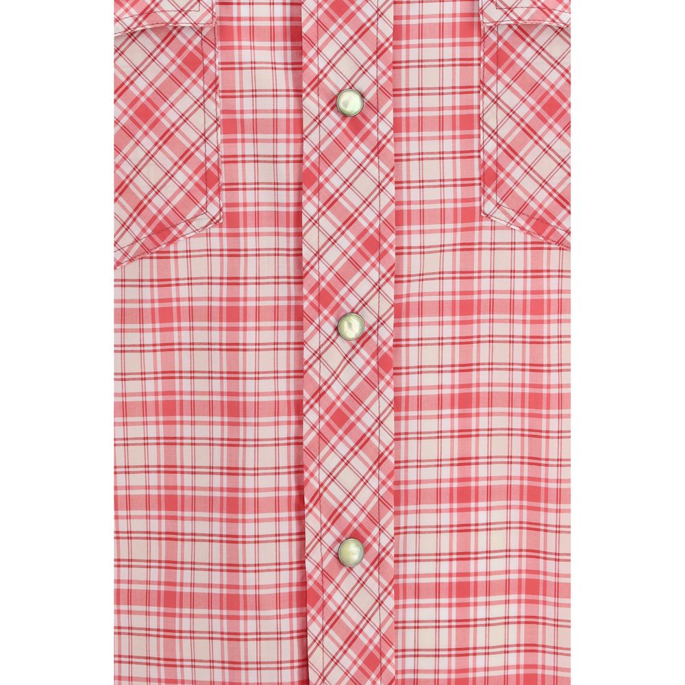 Versace Multicolor Cotton Pattern Shirt - Tailored Luxury Elegance