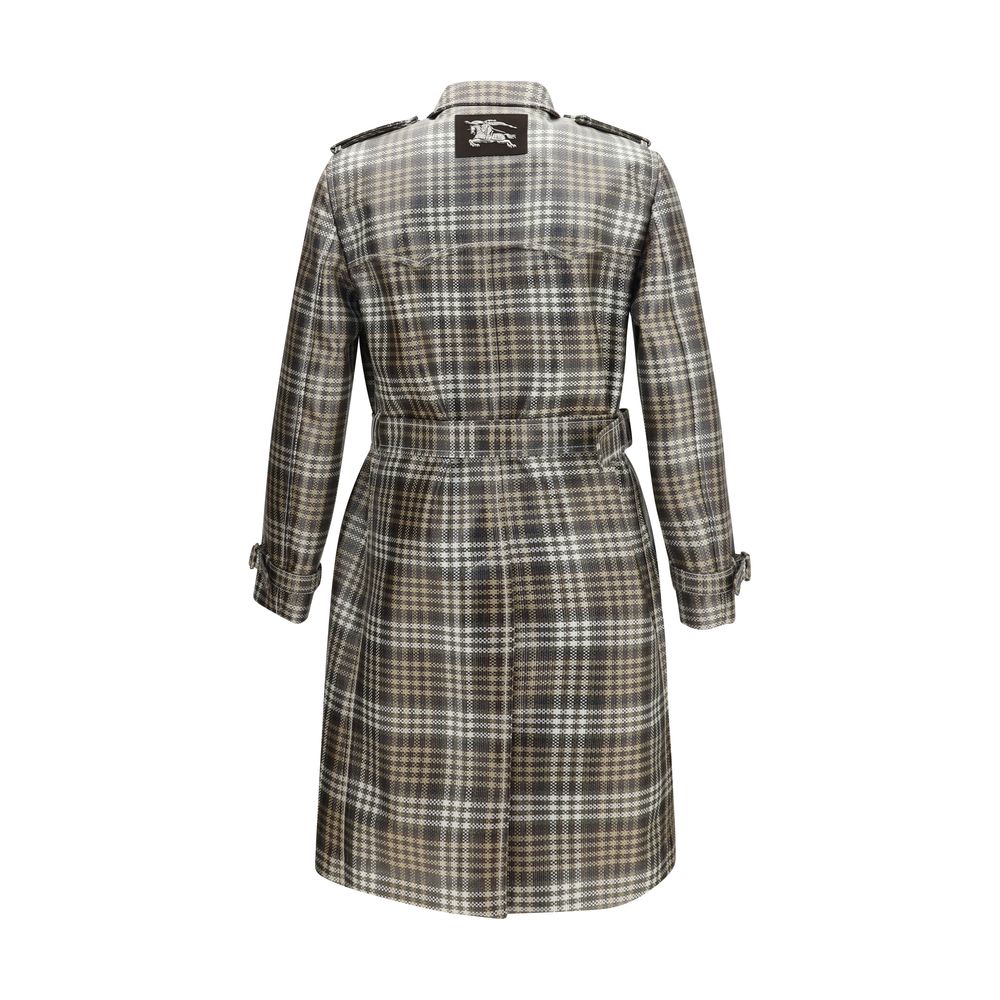 Burberry Brown Polyester Coat - Luxurious Designer Couture