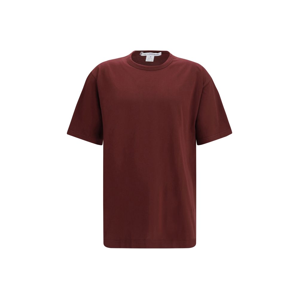 Comme Des Garçons Bordeaux Cotton T-Shirt - Timeless Luxury