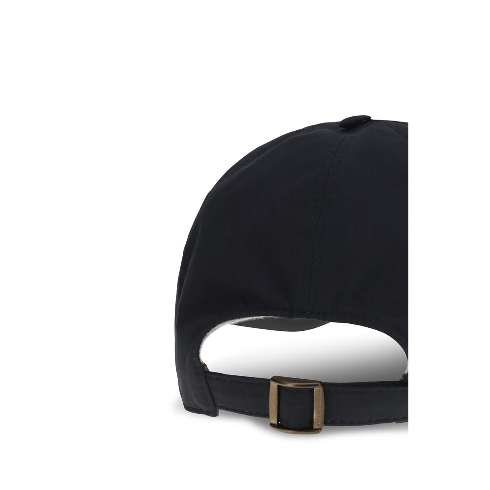 Elevate your style with the Brunello Cucinelli Blue Cotton Cap, a luxurious accessory crafted from 100% cotton, embodying timeless elegance and refined sophistication.