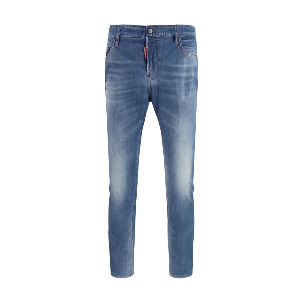 Dsquared² Blue Cotton Slim Fit Jeans – Artisanal Luxury Denim
