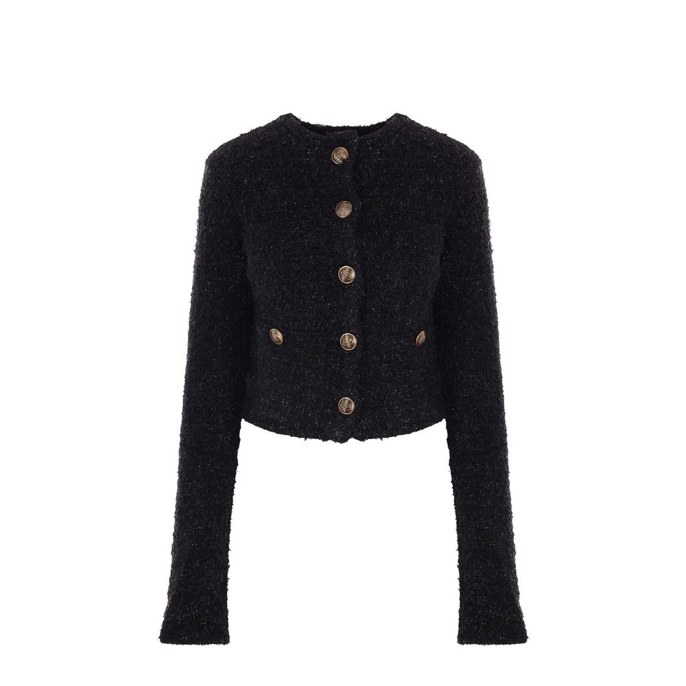 Balenciaga Black Cotton Cardigan