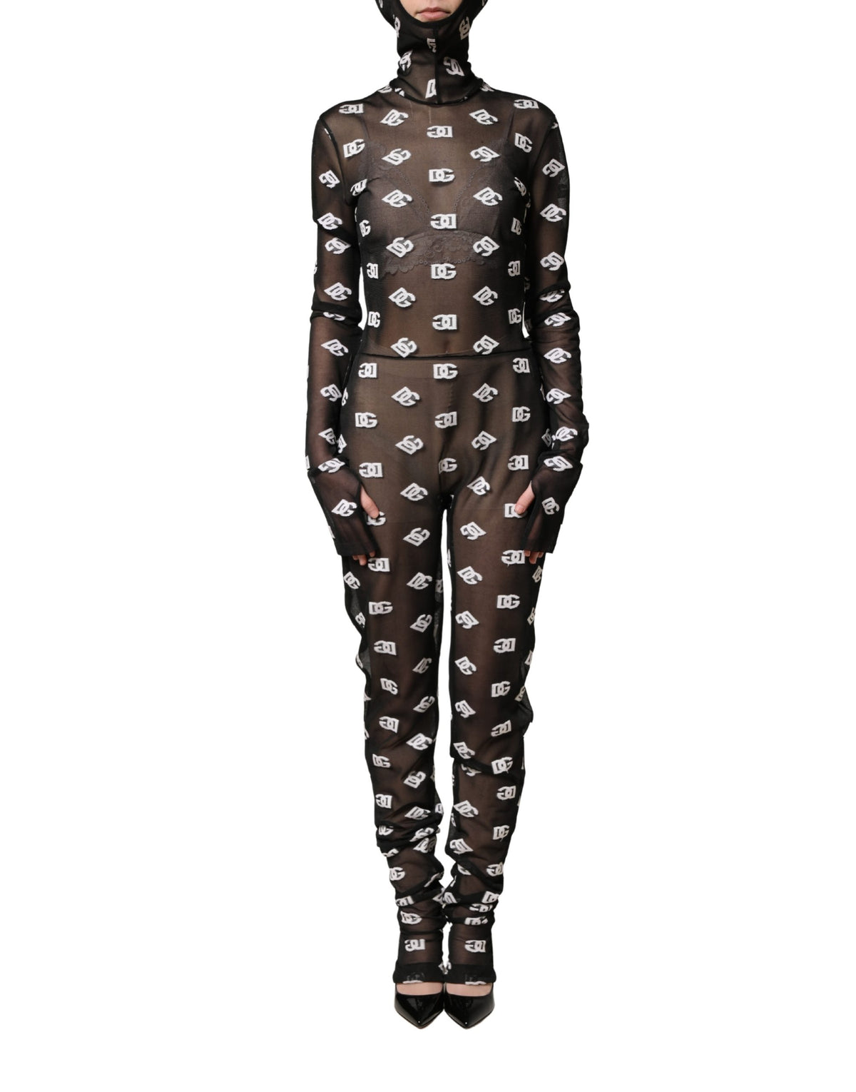 Dolce & Gabbana Hooded Jumpsuit Dress - Luxurious Italian Elegance