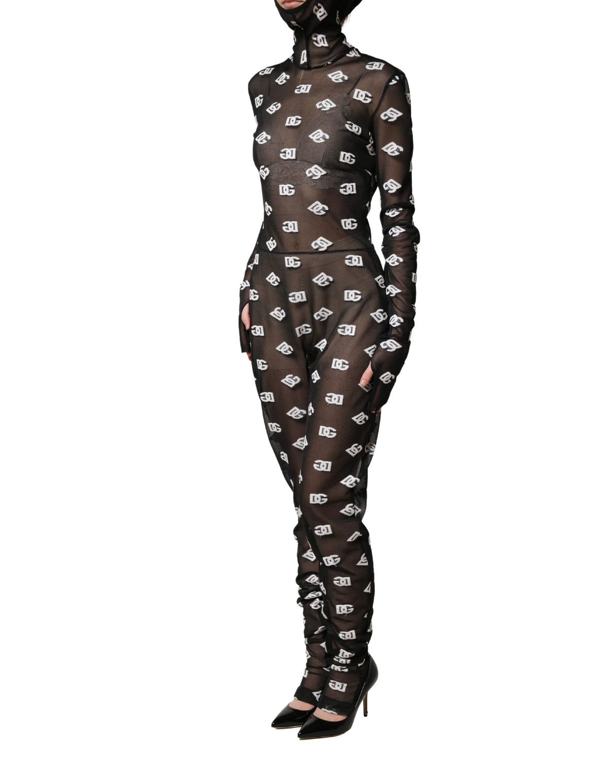 Dolce & Gabbana Hooded Jumpsuit Dress - Timeless Luxury Couture