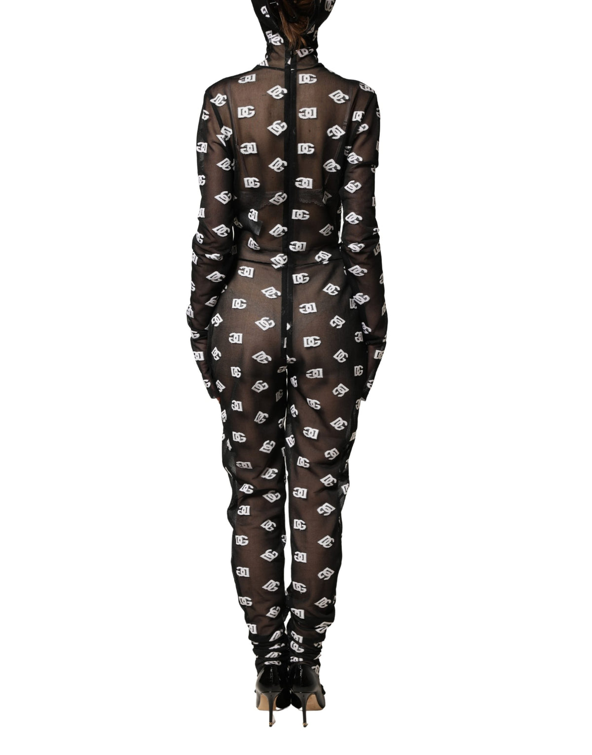 Dolce & Gabbana Hooded Jumpsuit Dress - Luxurious Italian Elegance