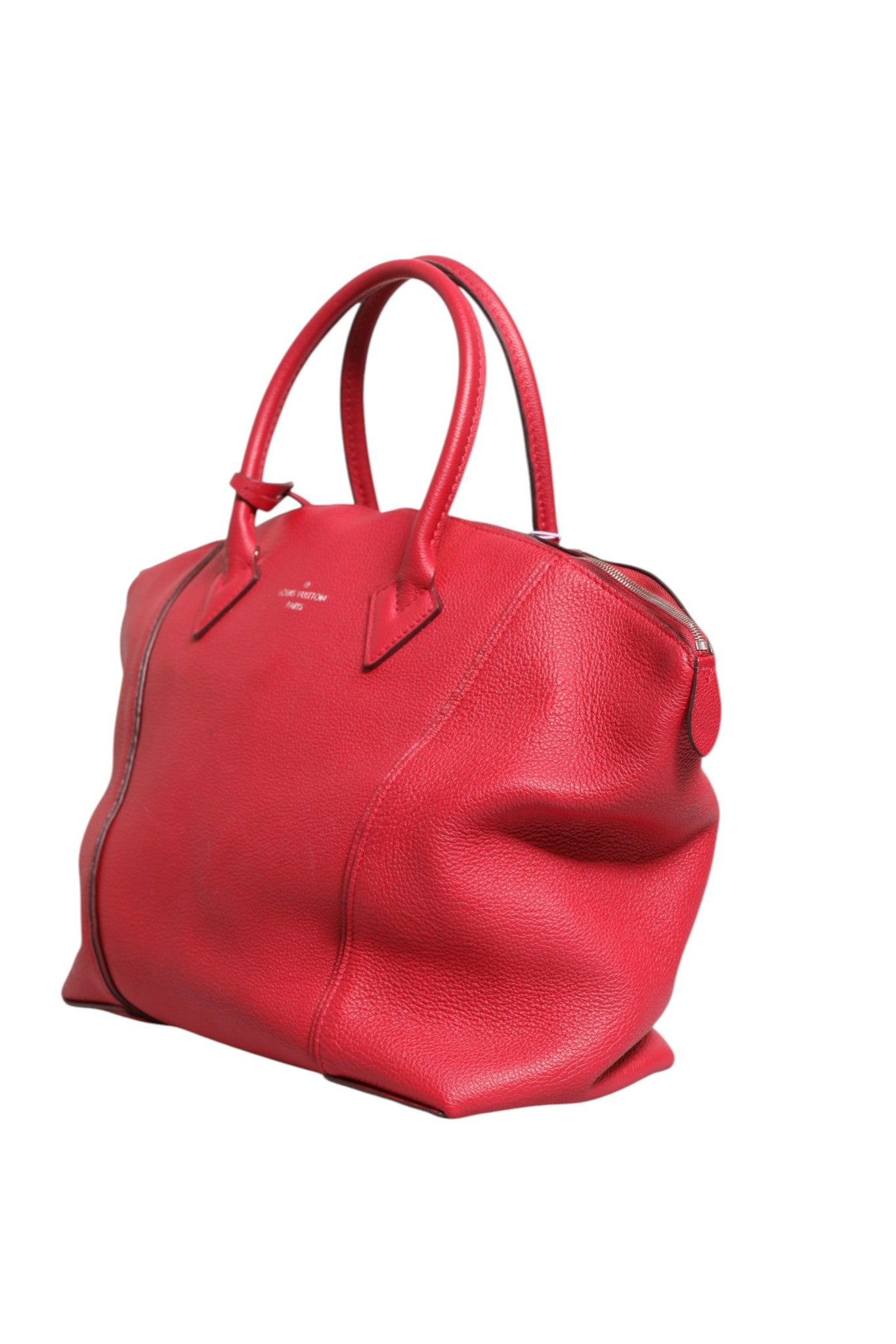 Experience the allure of the Louis Vuitton Griotte Taurillon Leather Soft Lockit MM Crossbody Bag, a masterpiece of refined craftsmanship and luxurious style.