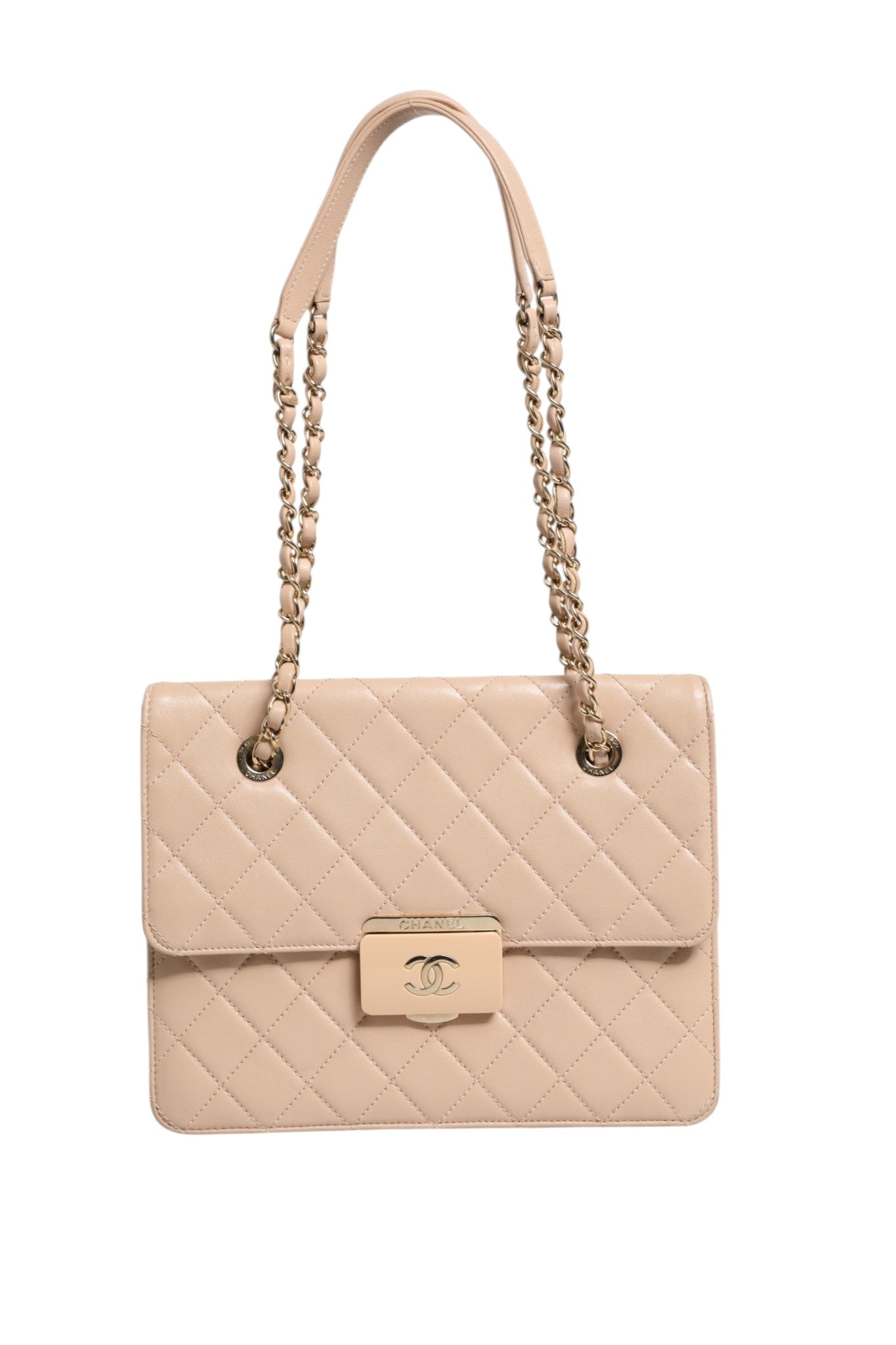 Chanel Quilted Leather Beauty Lock Flap Bag - Timeless Luxury