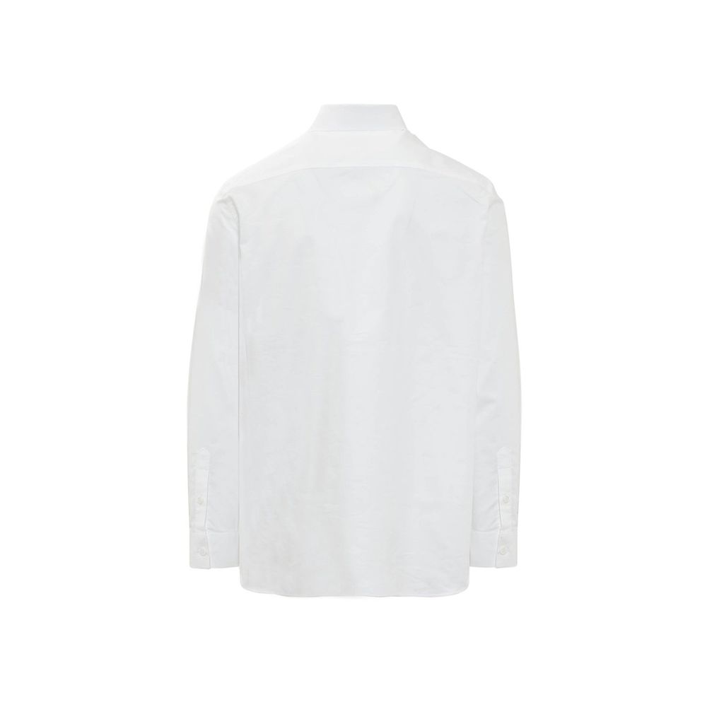 Burberry White Cotton Dress Shirt - Luxurious Designer Couture