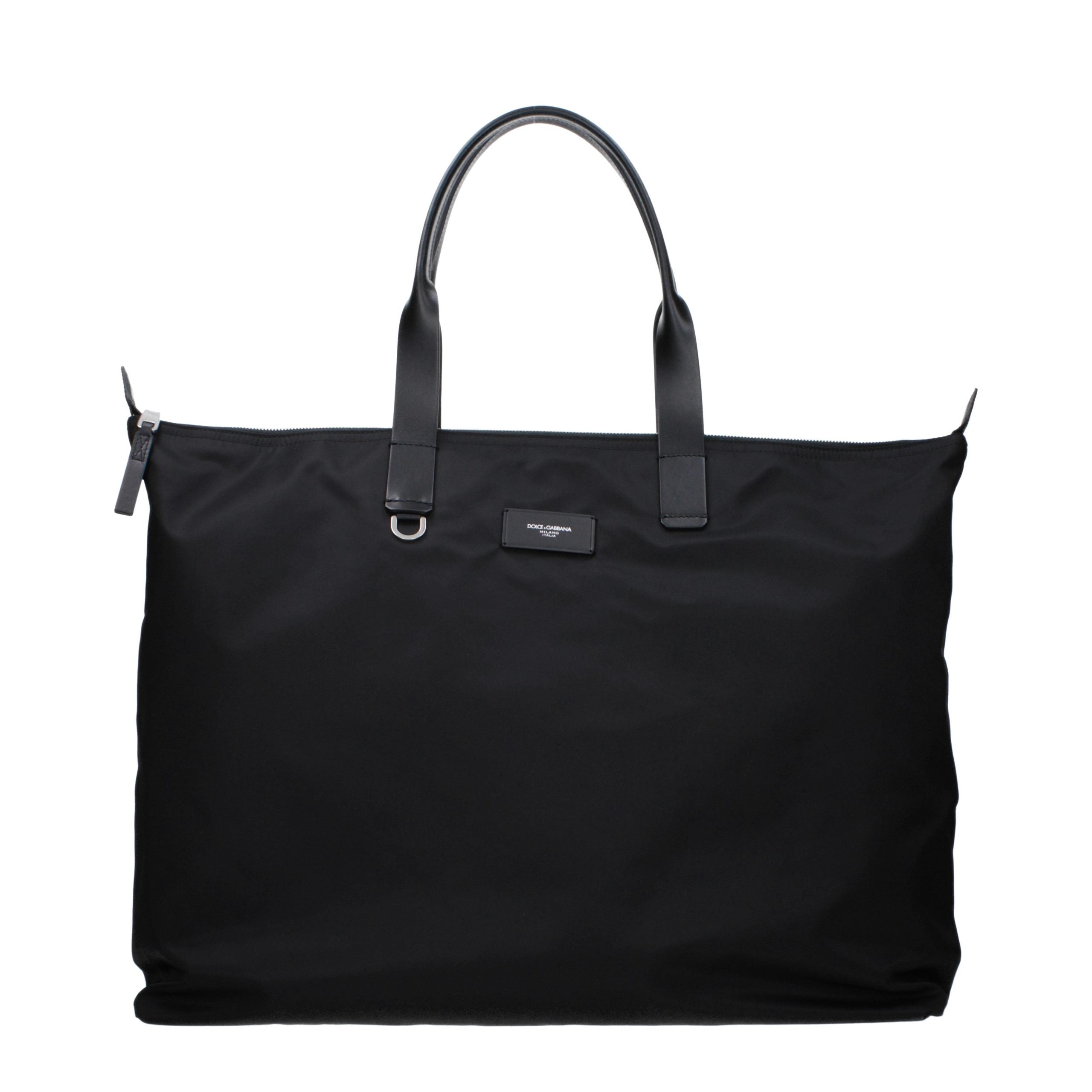 Elevate your style with the Dolce & Gabbana Black Nylon Shoulder Bag, a masterpiece of artisanal luxury that embodies sophistication and timeless elegance for every occasion.