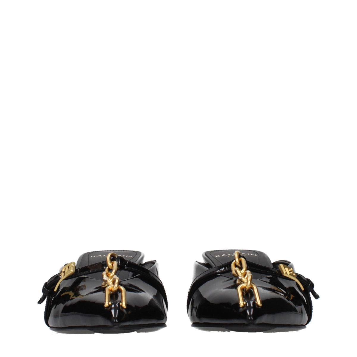 Balmain Black Leather Platform Sandals - Artisanal Luxury Footwear