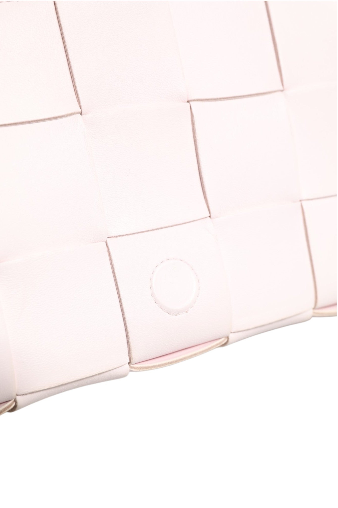 Bottega Veneta Pink Intrecciato Cassette Shoulder Bag - Artisanal