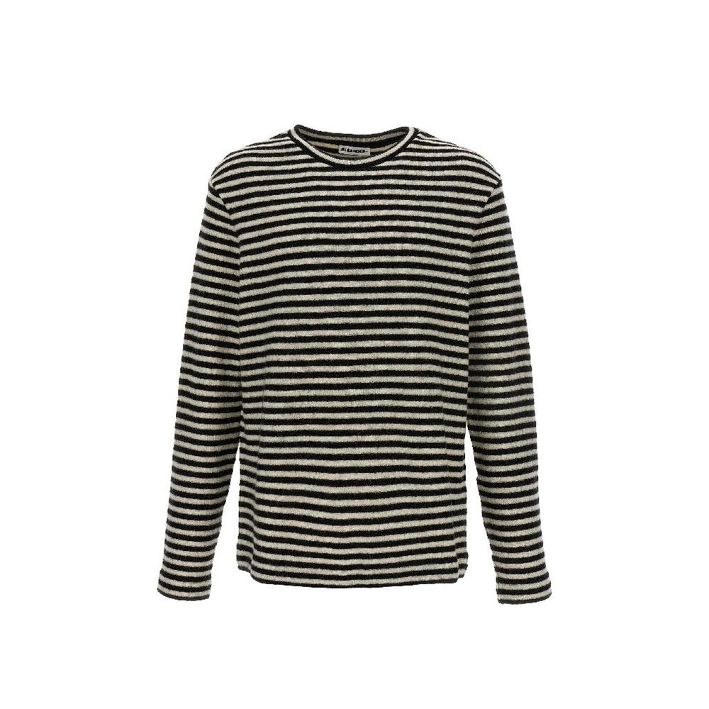 Jil Sander White Wool Long Sleeve T-Shirt - Timeless Luxury