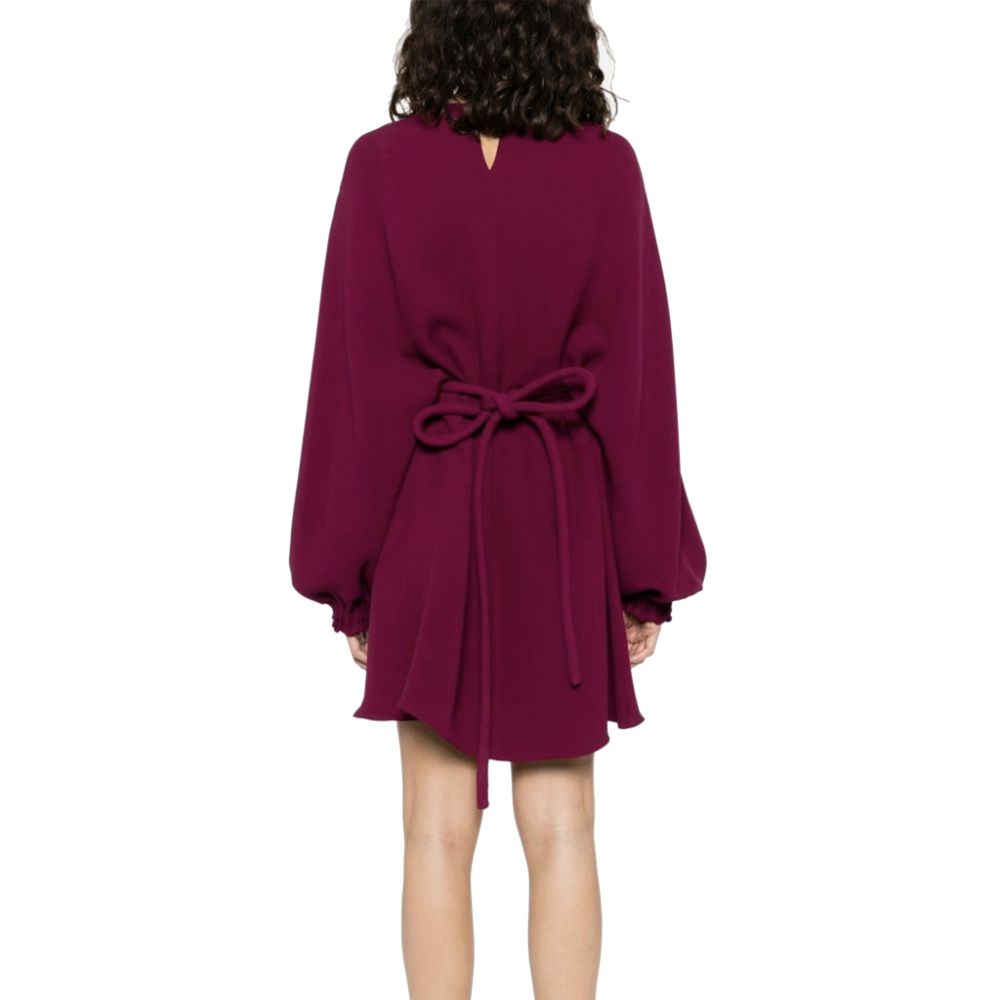 Elevate your wardrobe with the Fendi Purple Silk Casual Dress, a masterpiece of Italian craftsmanship, exuding timeless elegance and sophistication for any occasion.