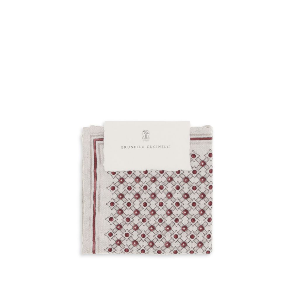Elevate your style with the Brunello Cucinelli Multicolor Silk Wallet, a luxurious accessory crafted from pure silk, embodying timeless elegance and sophistication.