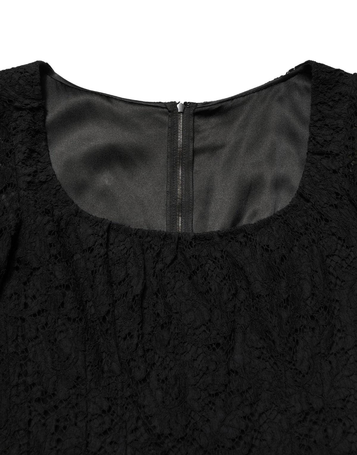 Dolce & Gabbana Black Lace Maxi Dress - Timeless Elegance