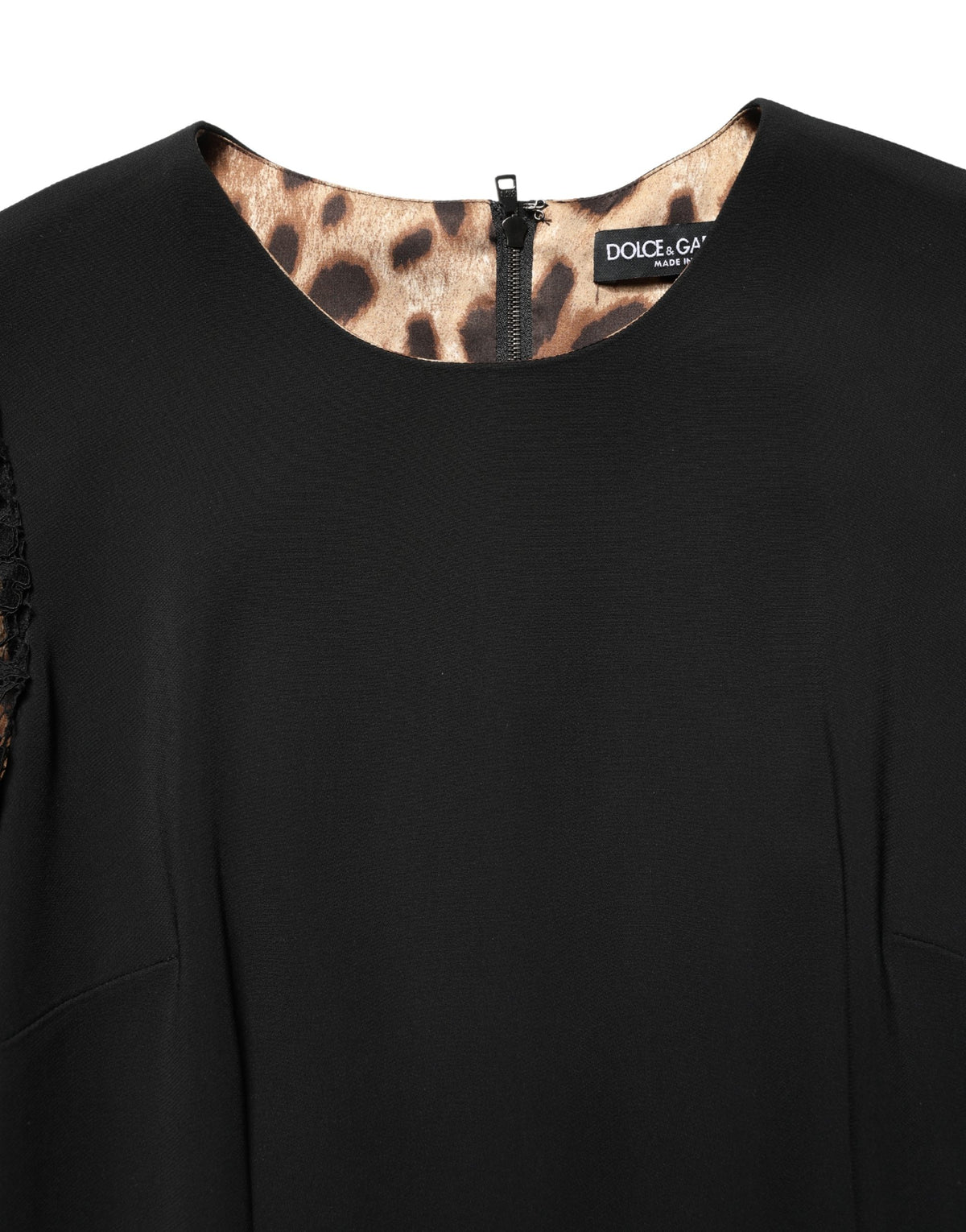 Dolce & Gabbana Black Lace Mini Dress - Timeless Italian Elegance