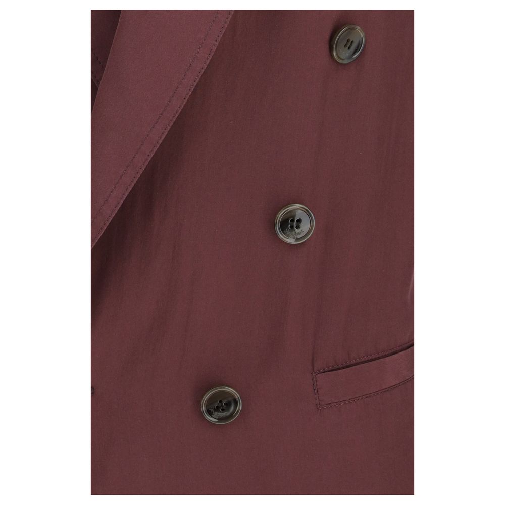 Saint Laurent Purple Silk Blazer