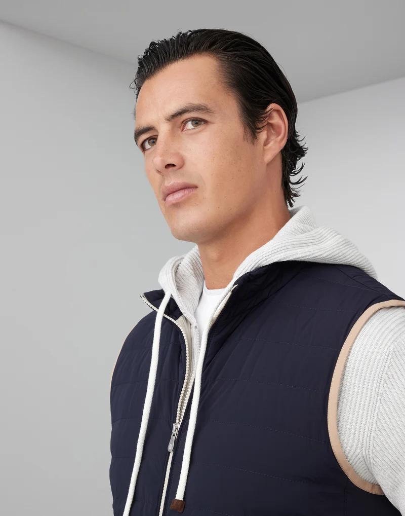 Brunello Cucinelli Multicolor Polyamide Sleveless Jacket