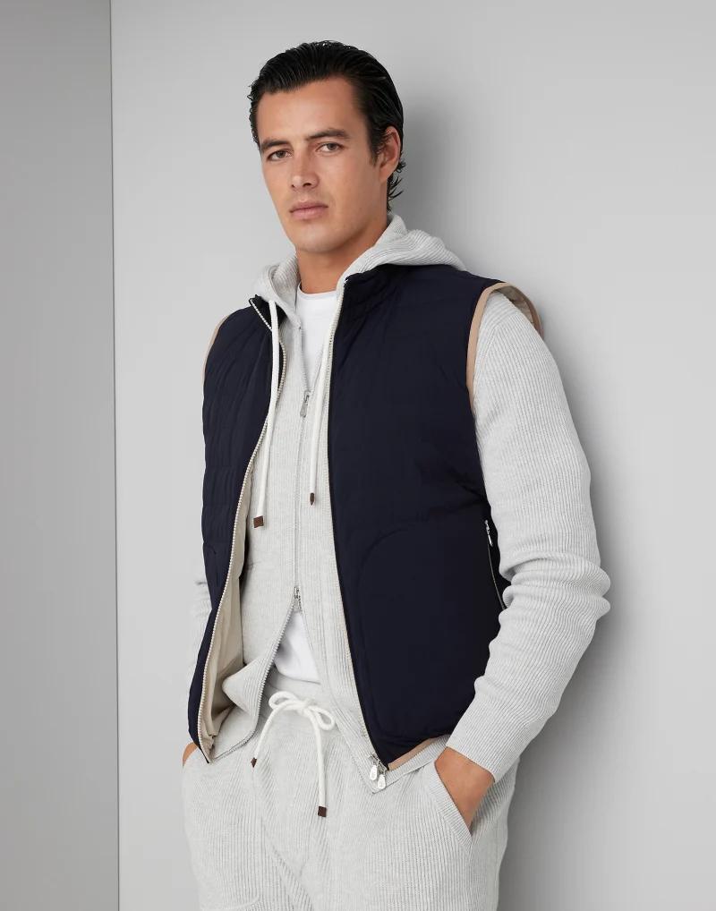 Brunello Cucinelli Multicolor Polyamide Sleveless Jacket