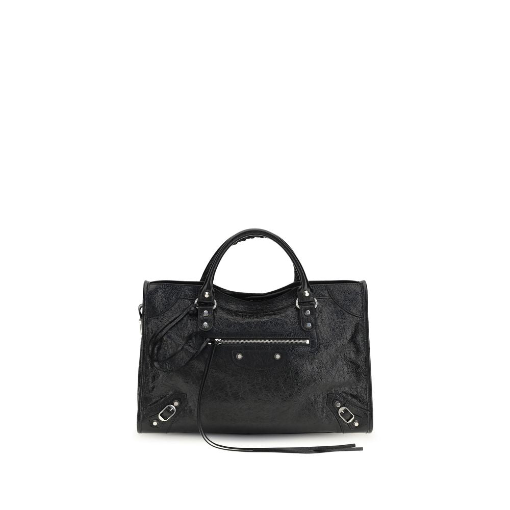 Elevate your elegance with the Balenciaga Black Lamb Ovis Aries Aries Shoulder Bag, a luxurious blend of exquisite craftsmanship and timeless design, perfect for any occasion.