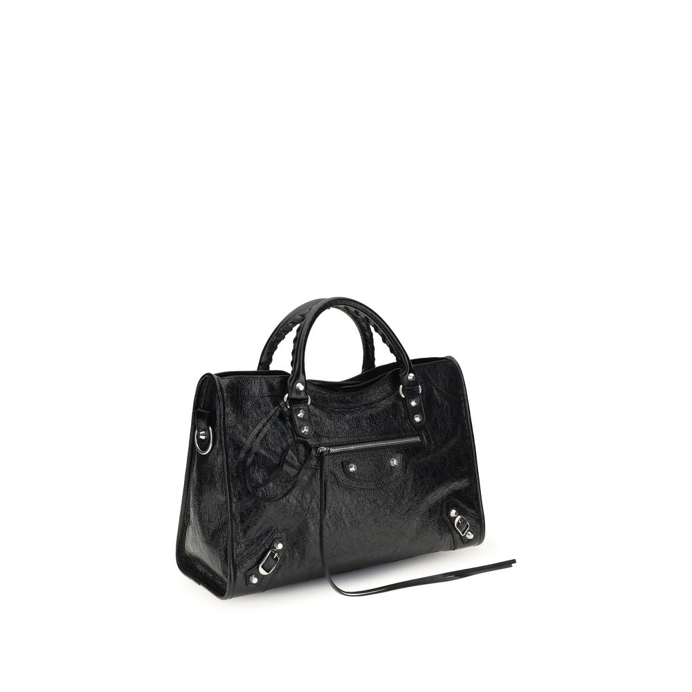Discover the Balenciaga Black Lamb Ovis Aries Aries Shoulder Bag, a luxurious blend of exquisite craftsmanship and timeless design, perfect for elevating any ensemble.