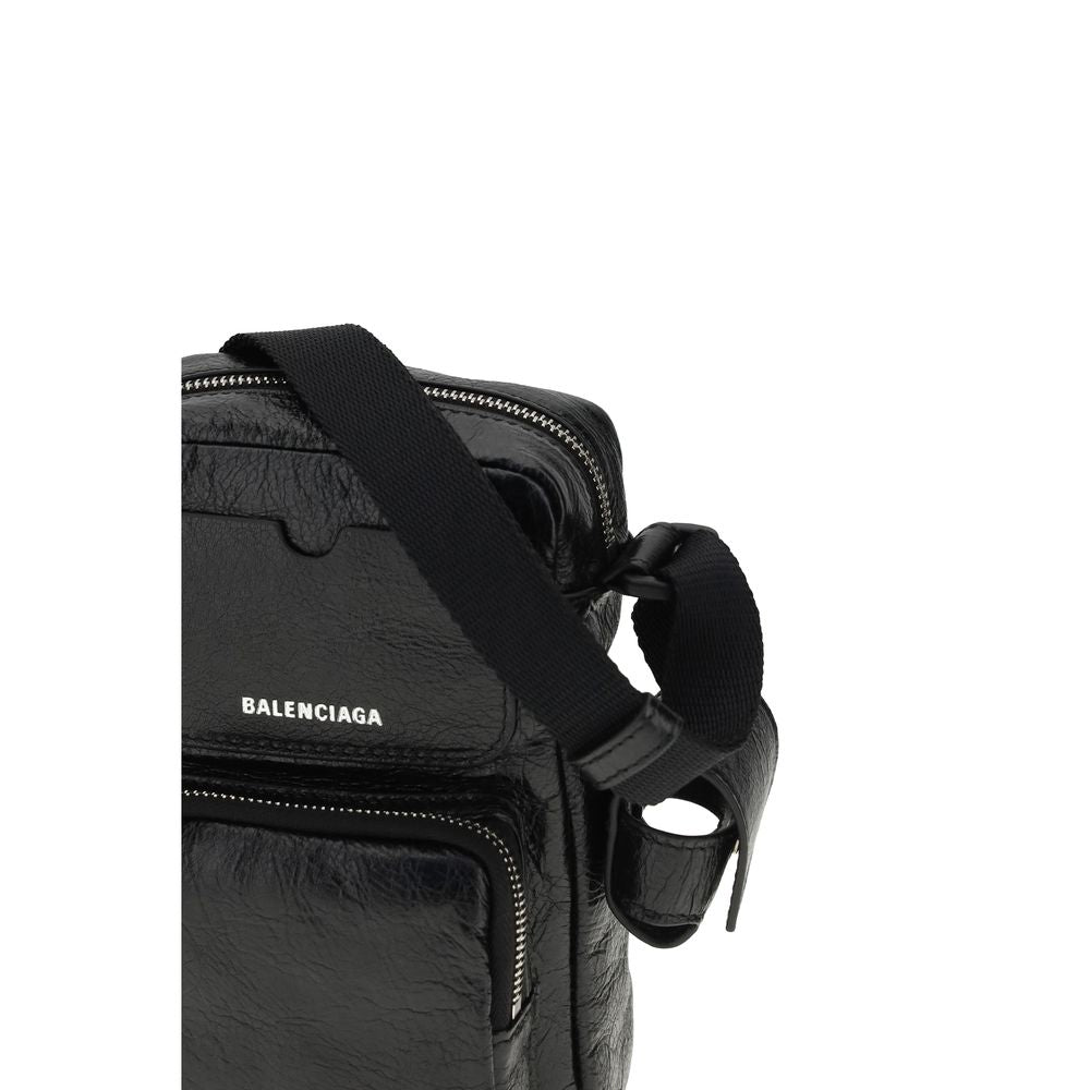 Balenciaga Black Lamb Ovis Aries Shoulder Bag - Luxury Redefined