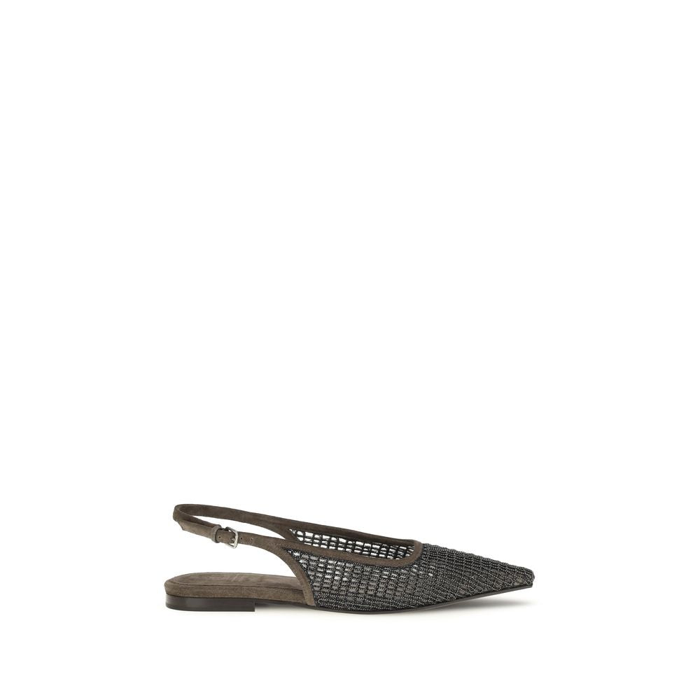 Brunello Cucinelli Bos Taurus Ballet Flats Artisan Luxury Elegance