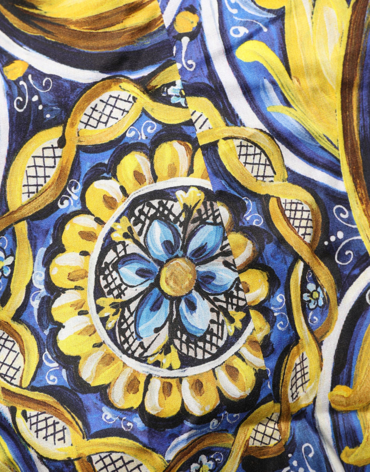 Dolce & Gabbana Majolica Print Cotton Blouse - Timeless Luxury