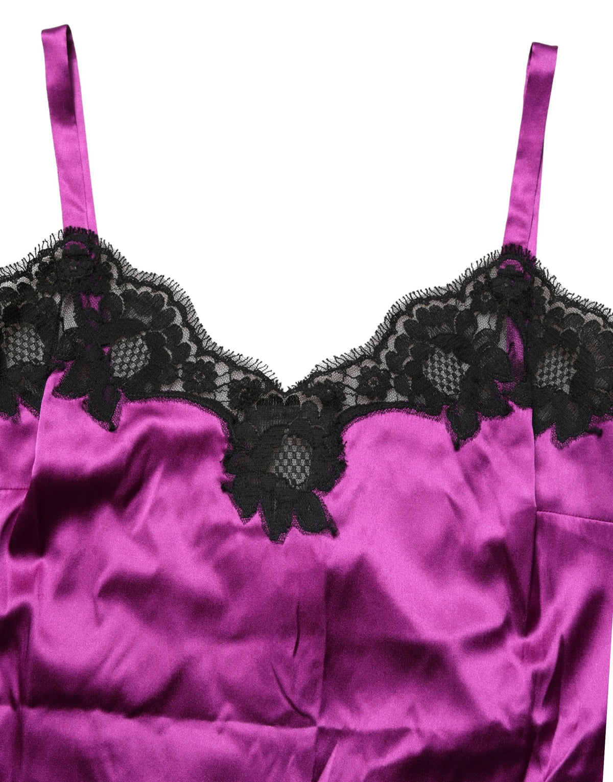 Dolce & Gabbana Silk Lace Trim Camisole - Timeless Elegance