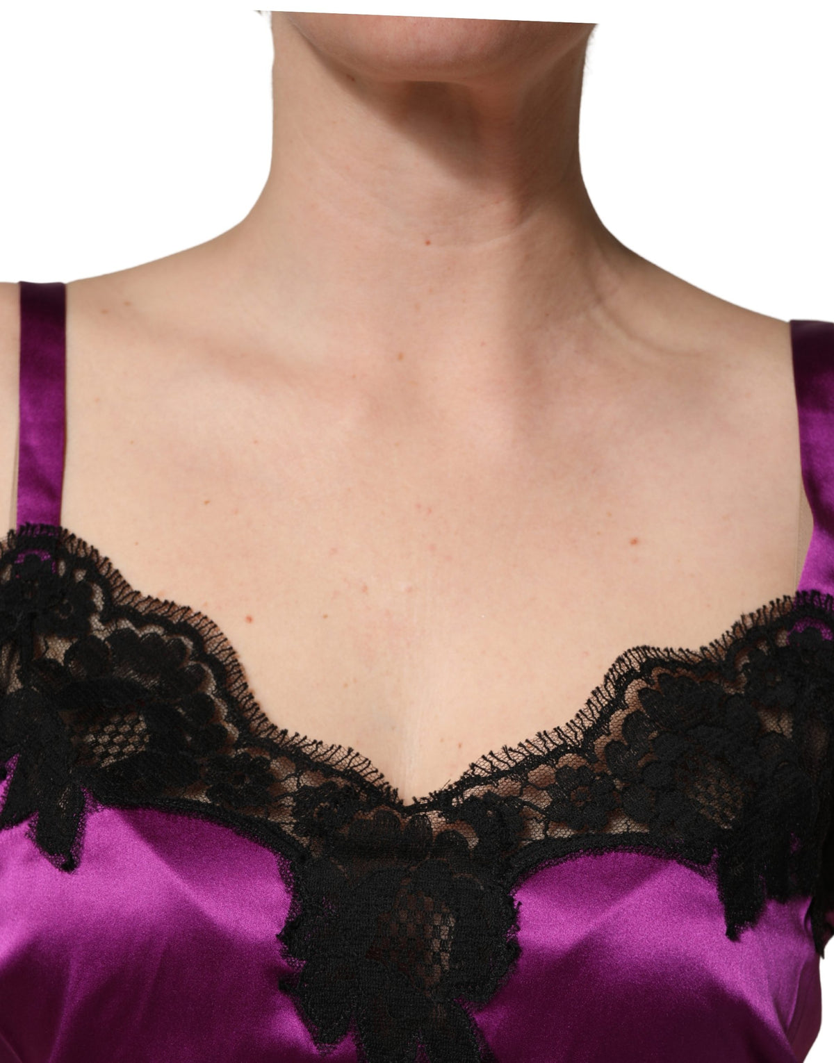 Dolce & Gabbana Silk Lace Trim Camisole - Timeless Elegance