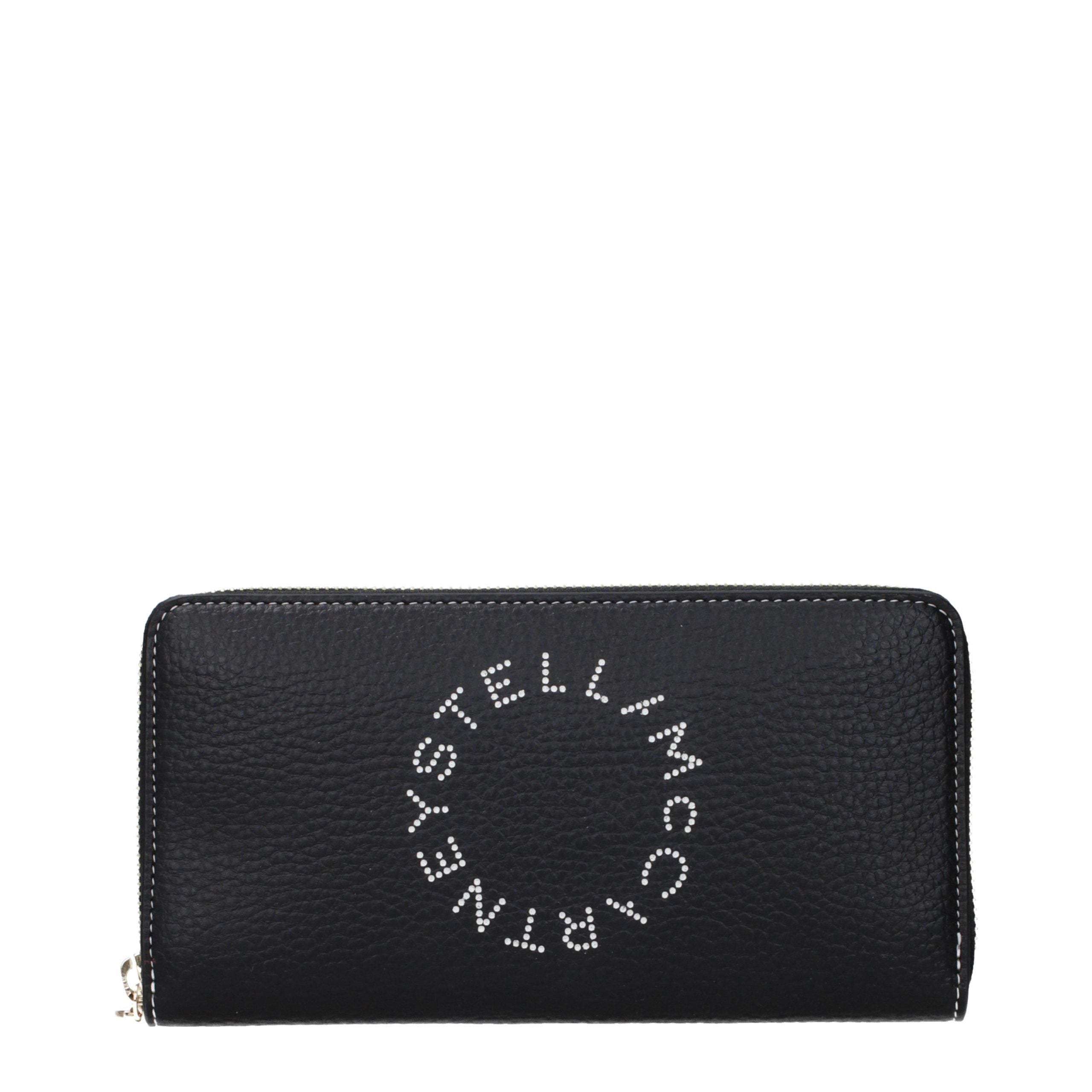Indulge in the exquisite Stella McCartney Black Leather Wallet, where eco-luxury meets timeless elegance, perfect for those who appreciate refined craftsmanship and style.