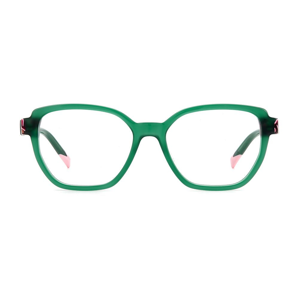Discover the Missoni Bicolor Acetate Glasses, where exquisite craftsmanship meets vibrant elegance, perfect for those who embody sophistication and style.