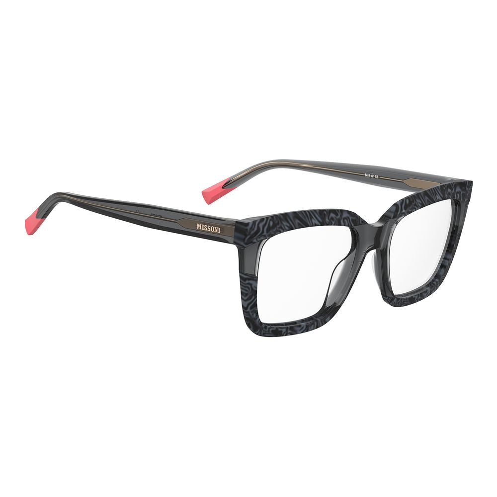 Elevate your style with Missoni's Multicolor Acetate Glasses, where exquisite craftsmanship meets vibrant elegance, perfect for the discerning connoisseur.