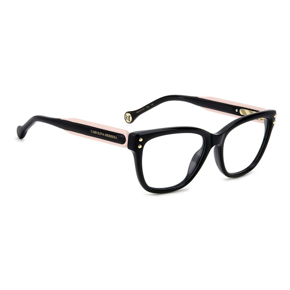 Carolina Herrera Black Cat Eye Glasses - Timeless Elegance