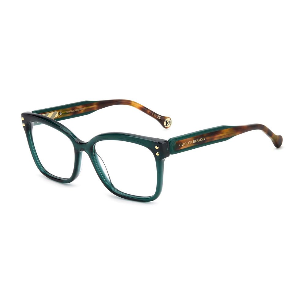 Carolina Herrera Turquoise Acetate Glasses - Designer Couture