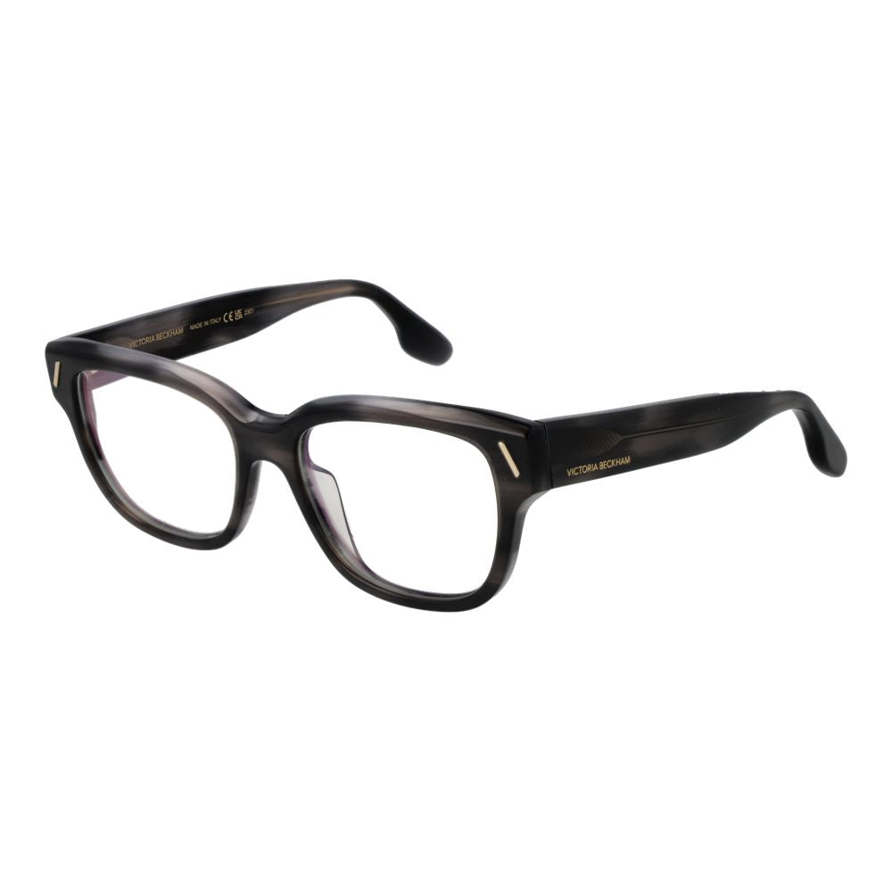 Elevate your style with Victoria Beckham Gray Acetate Glasses, where refined elegance meets luxurious craftsmanship, perfect for the discerning individual.